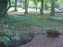 Backyard Before Dry Creek Bed Installed